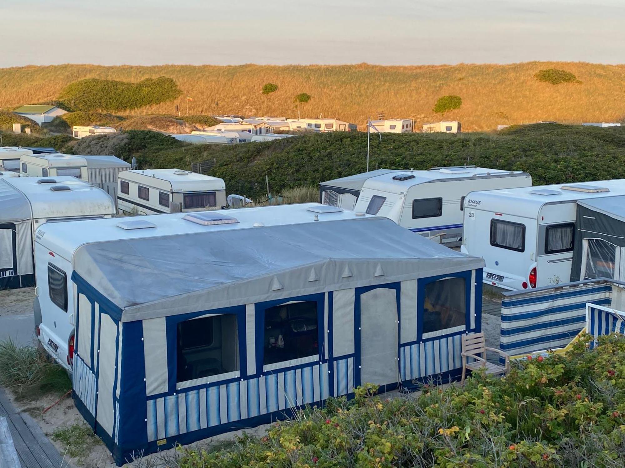 Wohnwagenvermietung Hoernum / Sylt Dış mekan fotoğraf