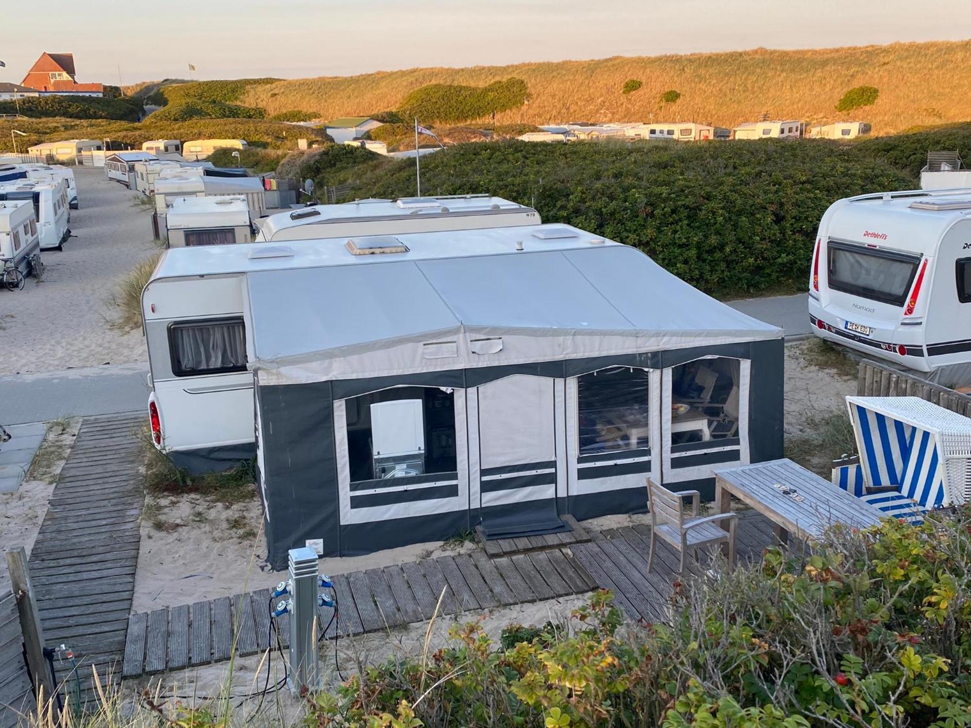 Wohnwagenvermietung Hoernum / Sylt Dış mekan fotoğraf