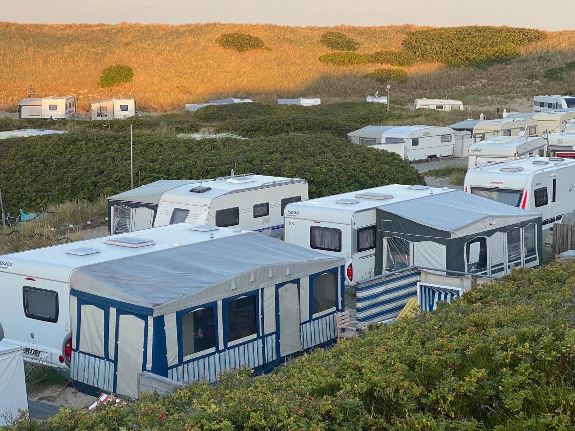 Wohnwagenvermietung Hoernum / Sylt Dış mekan fotoğraf